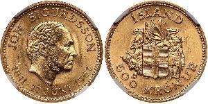 500 Krone Iceland (1944 - ) Gold 