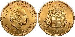 500 Krone Islande (1944 - ) Or 