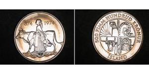 500 Krone Island (1944 - ) Silber 