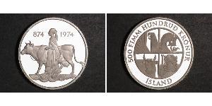 500 Krone 冰岛 (1944 - ) 銀 
