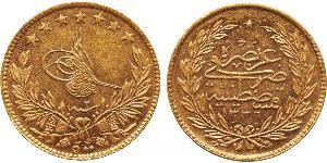 500 Kurush Osmanisches Reich (1299-1923) Gold Abdülhamid II (1842 - 1918)