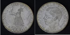 500 Leu Roumanie Argent Michel Ier de Roumanie