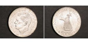 500 Leu Rumania Plata Miguel I de Rumania