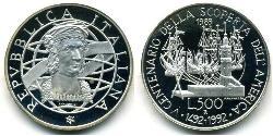 500 Lira Italie Argent 