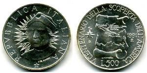500 Lira Italie Argent 