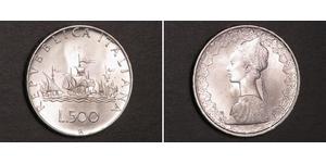 500 Lira Italie Argent 