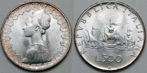 500 Lira Italie Argent 