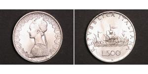 500 Lira Italie Argent 