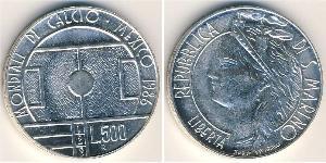 500 Lira Saint-Marin (301 - ) Argent 
