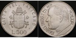 500 Lira Città del Vaticano Argento 
