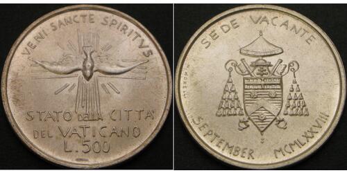 500 Lira Città del Vaticano Argento 