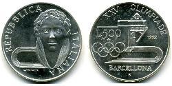 500 Lira Italia Argento 