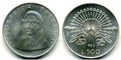 500 Lira Italia Argento 