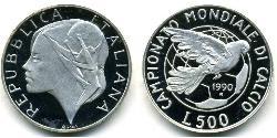 500 Lira Italia Argento 