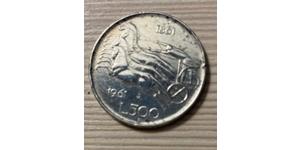 500 Lira Italia Argento 