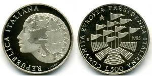 500 Lira Italia Argento 