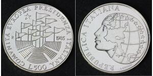 500 Lira Italia Argento 