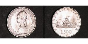 500 Lira Italia Argento 