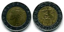 500 Lira Italie Bilame 