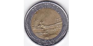 500 Lira Italia Bimetal 