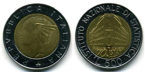 500 Lira Italia Bimetal 