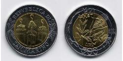 500 Lira San Marino (301 - ) Bimetal 
