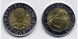 500 Lira 圣马力诺 (301 - ) Bimetal 