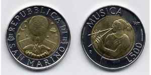 500 Lira 圣马力诺 (301 - ) Bimetal 
