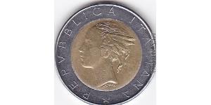 500 Lira 意大利 Bimetal 