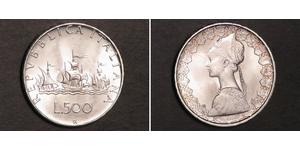 500 Lira Italien Silber 