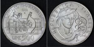500 Lira Italien Silber 