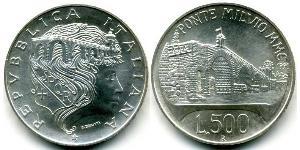 500 Lira Italien Silber 