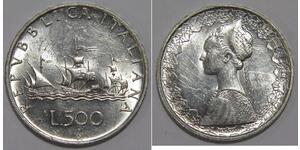 500 Lira Italien Silber 