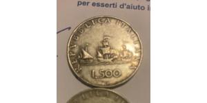 500 Lira Italien Silber 
