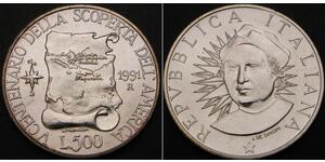 500 Lira Italien Silber 