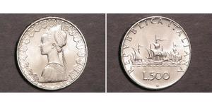500 Lira Italien Silber 
