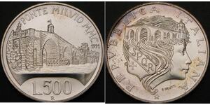 500 Lira Italien Silber 