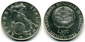 500 Lira Italien Silber 