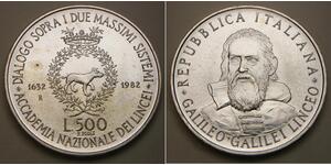500 Lira Italien Silber 