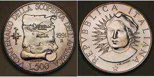 500 Lira Italien Silber 