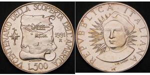 500 Lira Italien Silber 