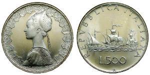 500 Lira Italien Silber 