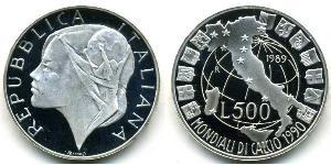 500 Lira Italien Silber 