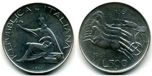 500 Lira Italien Silber 