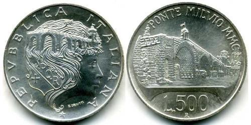 500 Lira Italien Silber 