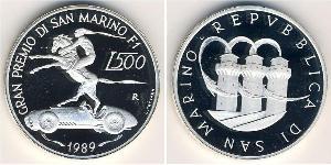 500 Lira San Marino (301 - ) Silber 