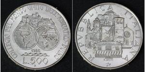 500 Lira Italy Silver 