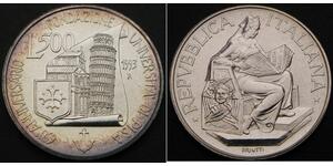 500 Lira Italy Silver 