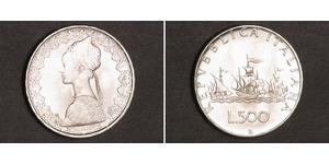 500 Lira 意大利 銀 