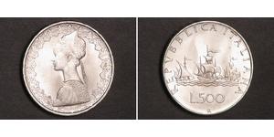 500 Lira 意大利 銀 